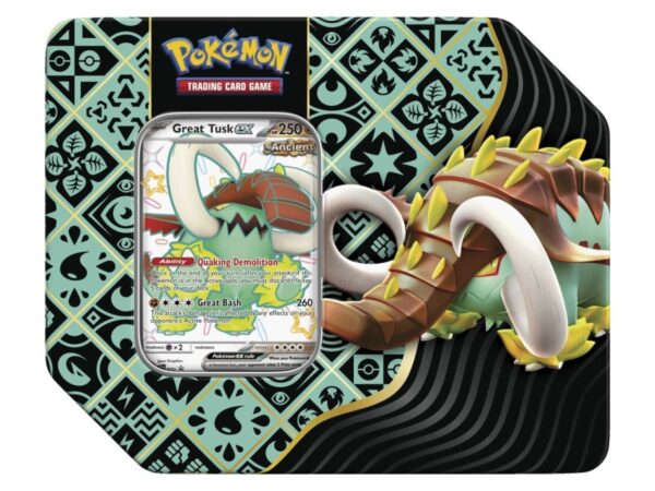 Great Tusk - Paldean Fates Tin