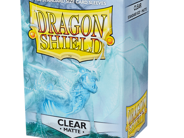 Dragon Shield: Matte Clear Standard Size 100 ct Card Sleeves