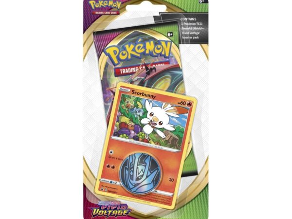 Vivid Voltage Checklane Blister - Scorbunny