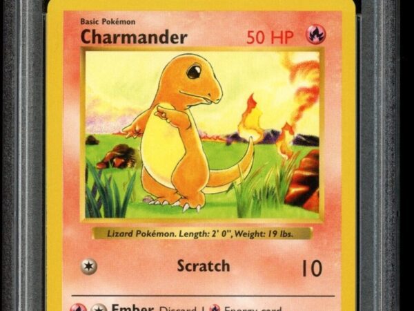 PSA 10 Charmander 46/102 Shadowless - Base Set