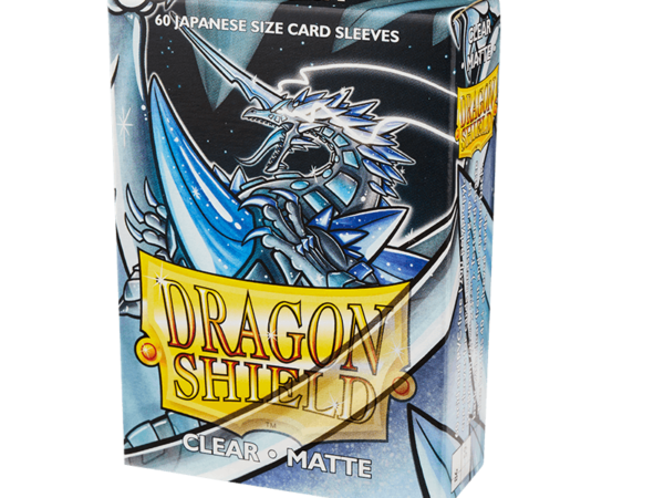 Dragon Shield: Matte Clear Japanese Size 60 ct