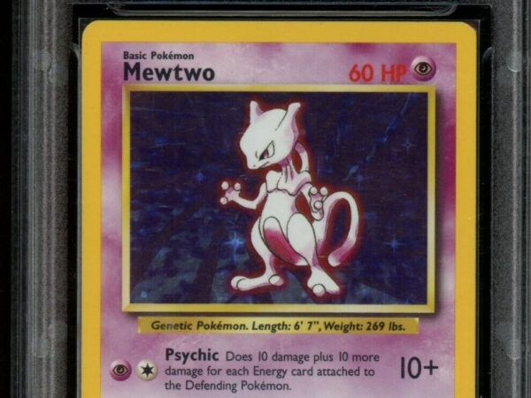 GMA 6.5 Mewtwo 10/102 Holo - Base Set