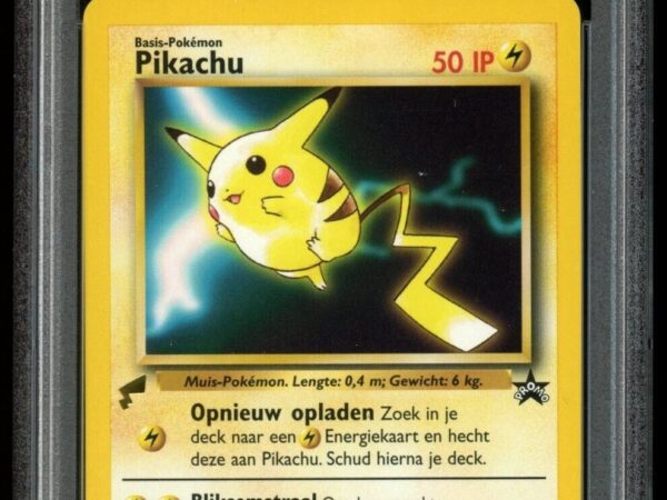 PSA 10 Pikachu 4 - Pikachu Movie Promo - World Collection - Dutch