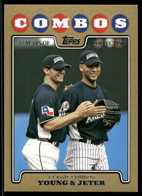 Michael Young / Derek Jeter UH127 2008 Topps Updates & Highlights /2008