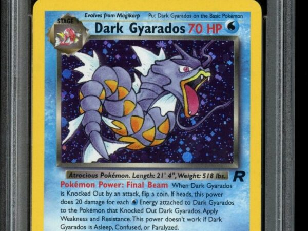 PSA 8 Dark Gyarados 8/82 Holo - Team Rocket