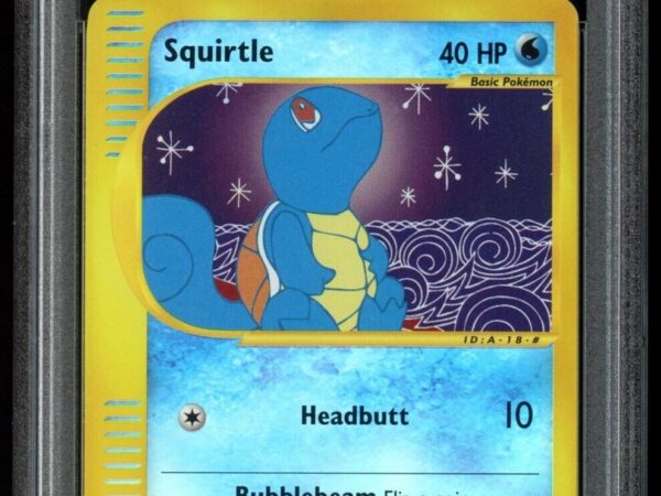 PSA 8 Squirtle 132/165 Reverse Holo - Expedition