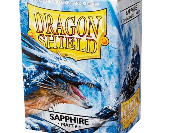 Dragon Shield: Matte Sapphire Standard Size 100 ct Card Sleeves