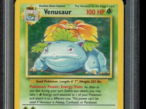 PSA 4 Venusaur 15/102 Holo - Base Set - **ERROR / Mislabeled **