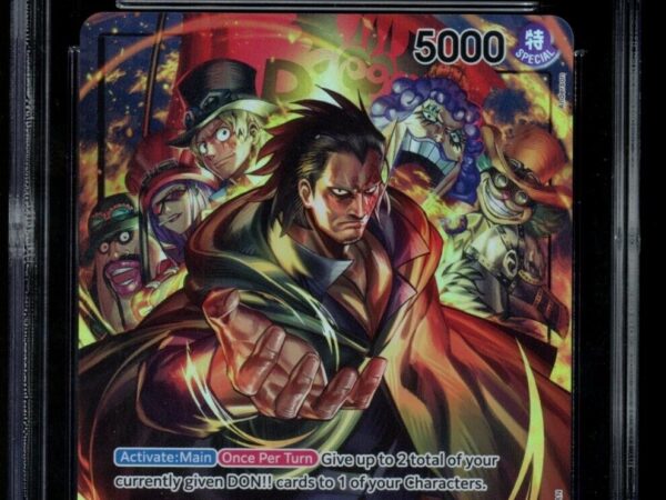 CGC 10 PRISTINE Monkey.D.Dragon OP07-001 Leader - Alt Art - 500 Years ENGLISH