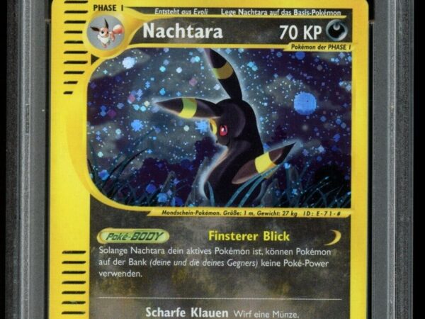 PSA 7 Nachtara H30 / Umbreon H30 Holo - Skyridge - GERMAN