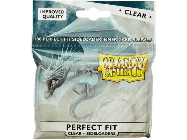 Dragon Shield: Clear Sideloading Perfect Fit Sleeves - Standard Size 100ct