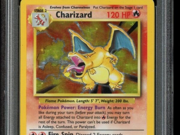 PSA 3 Charizard 4/102 Holo - Base Set