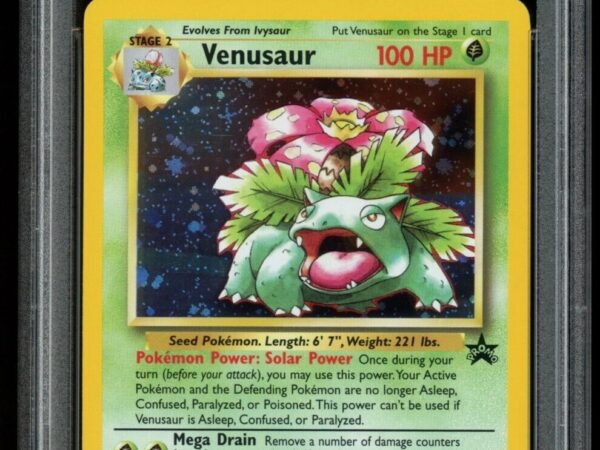 PSA 8 Venusaur 13 Holo - Black Star Promo