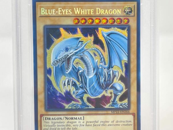 Blue-Eyes White Dragon MP22-EN266 Secret Rare 1st Edition - PSA 8