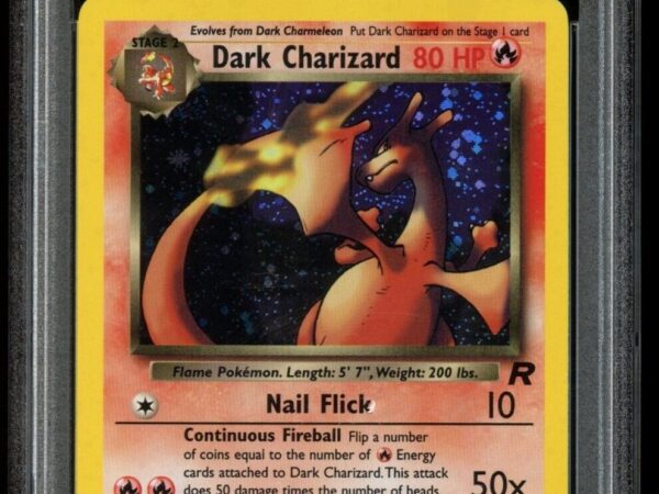 PSA 8 Dark Charizard 4/82 Holo - Team Rocket