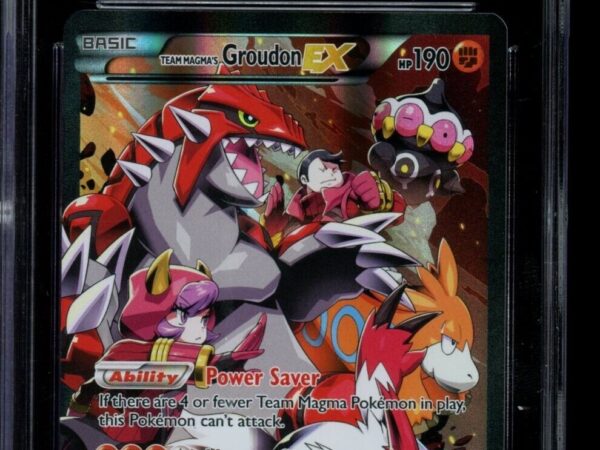 CGC 9 Team Magma's Groudon EX 15/34 - Double Crisis - ENGLIGH - OLDER BLUE CERT!