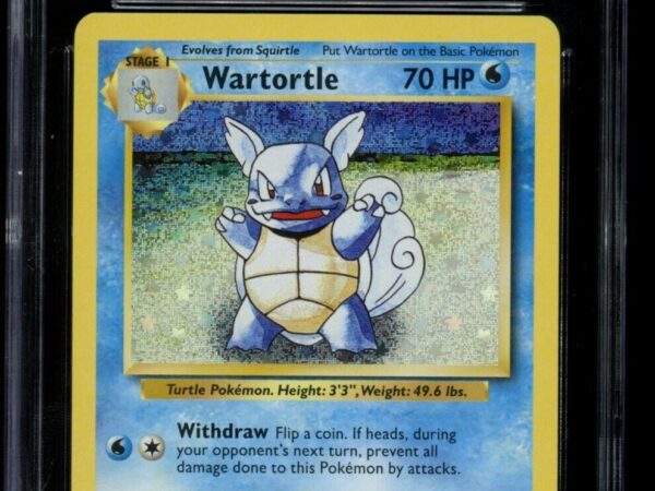 CGC 10 Wartortle 002/034 Holo Trading Card Game Classic