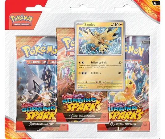 Surging Sparks 3 Pack Blister