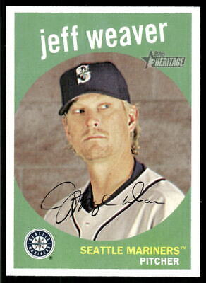 2008 Topps Heritage #175 Jeff Weaver
