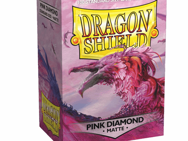 Dragon Shield: Matte Pink Diamond Standard Size 100 ct Card Sleeves