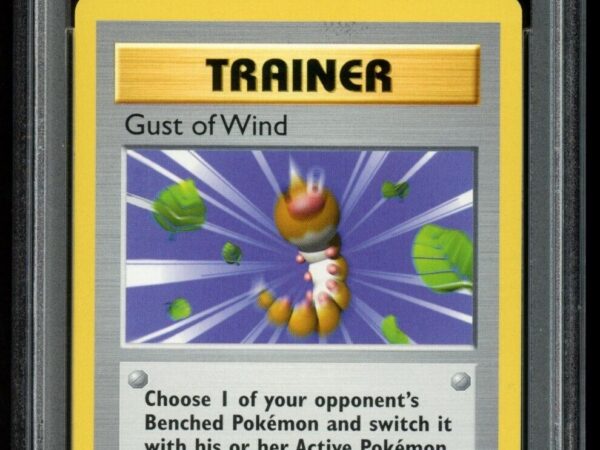 PSA 9 Gust of Wind 93/102 1st Edition - Base Set Shadowless