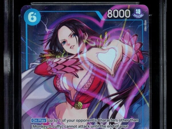 CGC 10 PRISTINE Boa Hancock OP07-051 Super Rare Alternate Art Parallel - ENGLISH