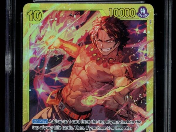 CGC 10 PRISTINE Portgas.D.Ace OP07-119 Secret Rare - 500 Years - ENGLISH