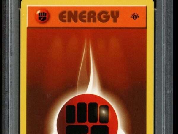 PSA 9 Fighting Energy 97/102 1st Edition - Base Set Shadowless