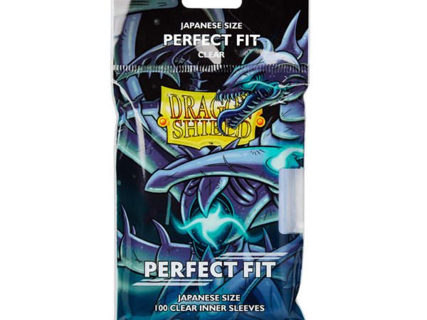 Dragon Shield: Clear Perfect Fit Japanese Size 100ct