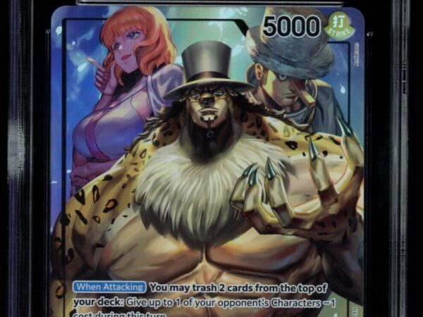 CGC 10 PRISTINE Rob Lucci OP07-079 Leader Alt Art - 500 Years - ENGLISH -