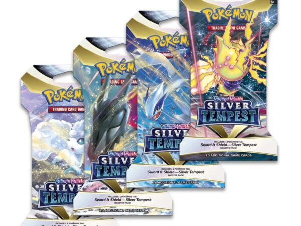 Silver Tempest Sleeved Booster Pack