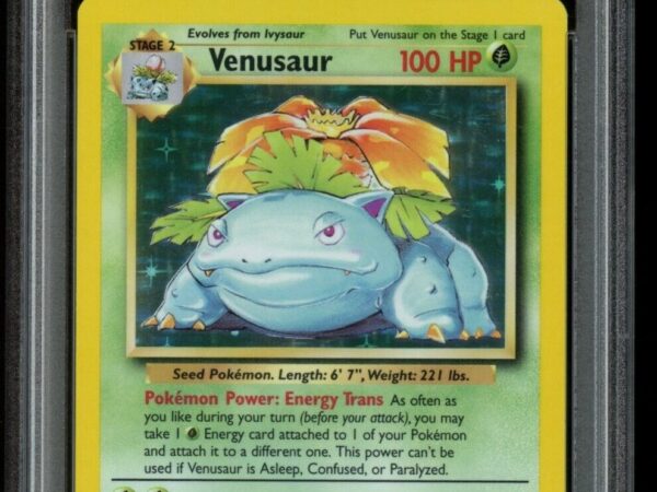 PSA 7 Venusaur 15/102 Holo - Base Set