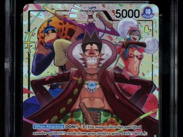 CGC 10 PRISTINE Foxy OP07-059 Leader - Alternate Art Parallel - ENGLISH