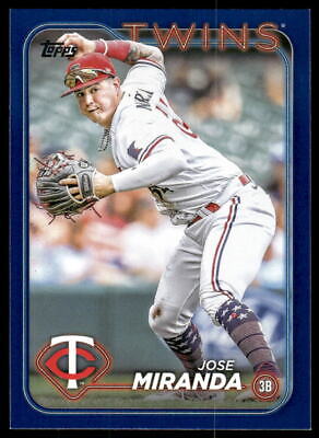 2024 Topps #507 Jose Miranda Blue (Series Two)