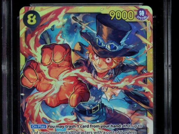 CGC 10 PRISTINE Sabo OP07-118 Secret Rare - ENGLISH