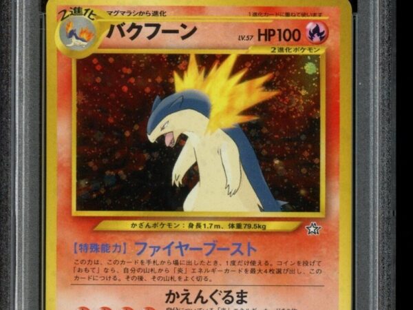 PSA 10 Typhlosion 157 Holo - Neo Premium File - Japanese - SWIRL