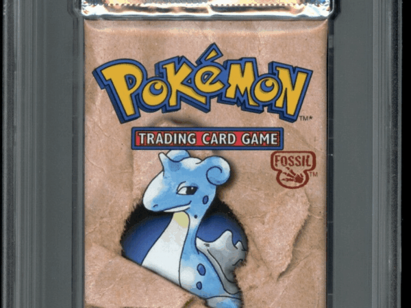 PSA 9 Fossil 1st Edition Booster Pack - Lapras - WOTC