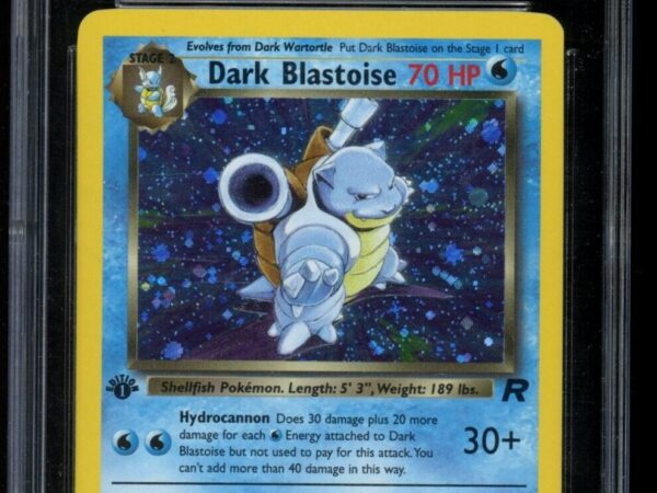 CGC 10 Dark Blastoise 3/82 1st Edition Holo - Team Rocket - WOTC