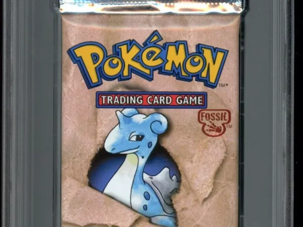 PSA 8 Fossil 1st Edition Booster Pack - Lapras - WOTC