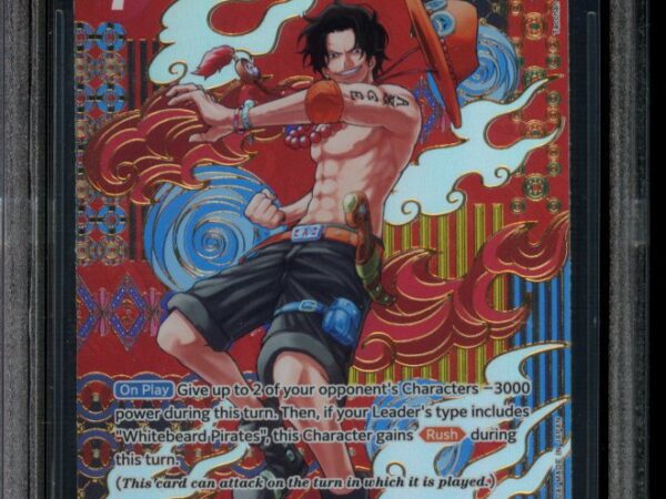 BGS 10 Black label Portgas.D.Ace SP OP02-013 SR
