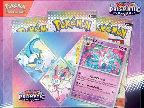 Prismatic Evolutions 3-Pack Tech Sticker Collection